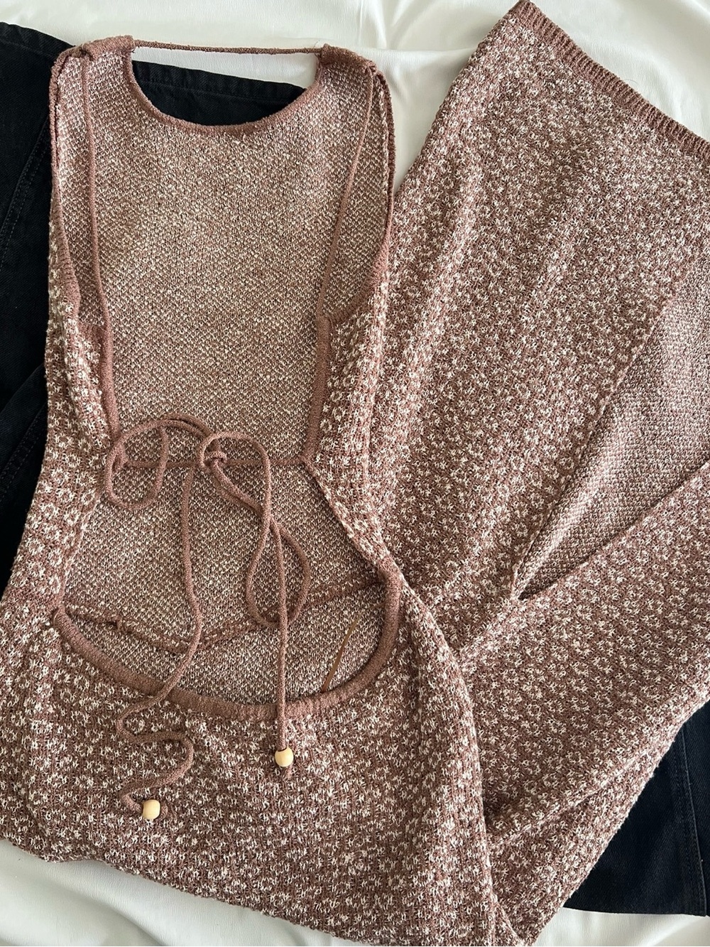 NWOT FREE PEOPLE Mindy Backless Sweater Midi Dress 🥥🌴 - Picture 6 of 6